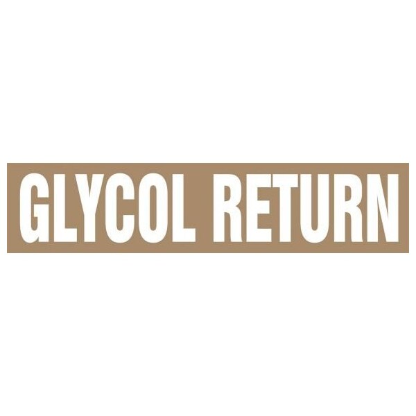 Accuform ASME ANSI PIPE MARKER GLYCOL RPK367CTF RPK367CTF Zoro